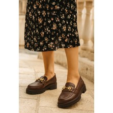 Mammamia Kadın Deri Loafer Ayakkabı D25KA-3195