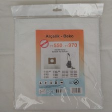 Arçelik 20 Adet Elektrikli Süpürge Toz Torbası Beyaz, Uyumlu ve Kullanışlı Set
