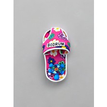 Bodrum Temalı Hamur Magnet 4cm x 7cm Pembe