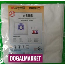 Arçelik Beyaz Toz Torbası 20 Adet, S 6800 S 6805 Uyumlu Temizlik Aksesuarı