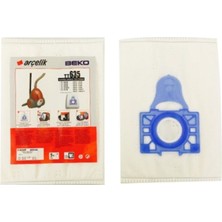 Arçelik Beyaz Süpürge Torbası TT635 Uyumlu, Güçlü Temizlik Için Idealdir