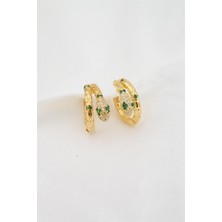 By Zeyna Aksesuar Kadın Altın Kaplama Yılan Figürlü Küpe