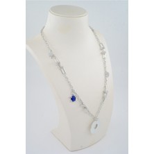 By Zeyna Aksesuar Kadın Özel Tasarım Taşlı Kaplunbağa Figürlü 60 cm Kolye