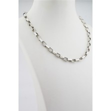 By Zeyna Aksesuar Kadın 40 cm Örme Zincir Kolye