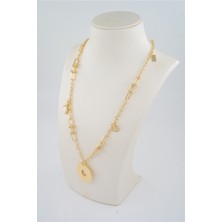 By Zeyna Aksesuar Kadın Özel Tasarım Taşlı Kaplunbağa Figürlü 60 cm Kolye