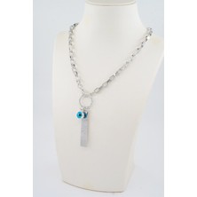 By Zeyna Aksesuar Kadın Özel Tasarım Nazar Boncuklu Kolye