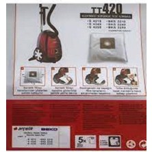 Arçelik Uygun Süpürge Toz Torbası 20 Adet Beyaz, Temiz ve Kullanışlı Ev Temizlik Ürünü