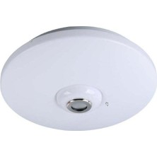 Powermaster PM-27331 Beyaz 34*9 cm 24 Watt Bluetooth Hoparlörlü Tavan Aydınlatma (AL-BL301) Tornavida Hediyeli