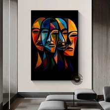 Afrikalı Çocuk Kanvas Tablosu, Afrika Kabile Kültürü Temalı Sanat