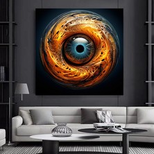 Çin Manzara Duvar Dekoru, Minimalist Mürekkep Baskılar, Tapınak ve Dağlar Temalı