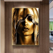 Afrika Haritası Duvar Sanatı, Afrika Haritası Tablosu, Kıta Haritası Dekoru