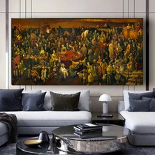 Ağlayan Adam Kanvas Baskısı, Ev Dekoru ve Duvar Panosu