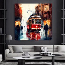 Graffiti Zürafa Kanvas Boyama; Soyut Kanvas Duvar Sanatı; Asmaya Hazır