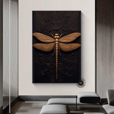 Şapkalı Kafatası Kanvas Duvar Sanatı – Iskelet Kanvas Boyama; Sürreal Tuval; Modern Ev Dekoru; Asmay