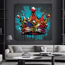 Urban Stil Kanvas | Banksy Stili Kanvas Sanatı | Sokak Graffiti Sanatı Baskısı | Modern Ev Dekor | B