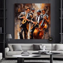 Tutankhamun Soyut Kanvas Baskı; Firavun Teması; Mısır Dekoru; Antik Mısır Sanatı; Dijital Baskı; Ev