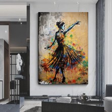 Caz Duvar Dekoru, Orkestra Sanatı, Müzik Temalı Duvar Posteri, Picasso Tarzı