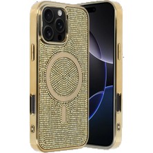 Apple iPhone 16 Pro Max Helen Magsafe Kapak - Gold - TNC4055-9696