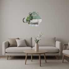  Maymun Figürlü Dekoratif Aynalı Tablo - TNC1358-7898