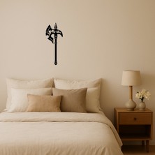 Dekoratif Tarihi Savaş Baltası Mdf Tablo - TNC4050-6125