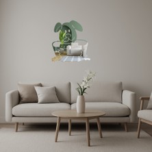 Küvette Yıkanan Yavru Köpek Dekoratif Aynalı Tablo - TNC3812-9981