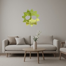 Pilot Gözlük Takan Güneş  Dekoratif Altın Aynalı Tablo - TNC6040-4854