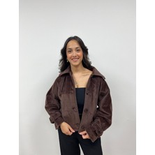 Düğmeli Kısa Kaban