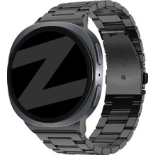 Samsung Galaxy Watch 8 40MM 44MM 46MM Classic Uyumlu Metal Baklalı Kordon Old Money Kayış Şık Zarif