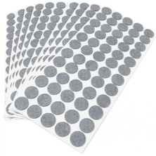 Yapışkanlı Mobilya Masa Sandalye Parke Zemin Ayak Koruyucu Kaydırmaz Keçesi 28 mm (56'lı Paket)