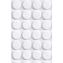 Yapışkanlı Mobilya Masa Sandalye Parke Zemin Ayak Koruyucu Kaydırmaz Keçesi 28 mm (112'LI Paket)