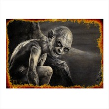 Bedeko Gollum Model Ahşap Tablo 50 cm x 70 cm