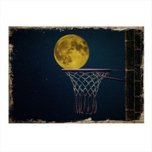 Bedeko Basketbol Potası Hediyelik Mdf Tablo 50 cm x 70 cm