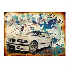 Bedeko Bmw Araba Dekoratif Mdf Tablo 50 cm x 70 cm