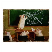 Bedeko Fare Sınıfı Mdf Poster 50 cm x 70 cm