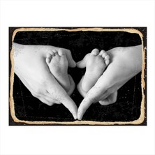 Bedeko Bebek Ayakları Modern Mdf Tablo 50 cm x 70 cm