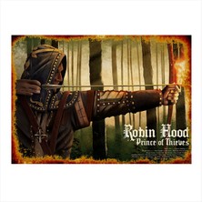 Bedeko Robin Hood Dekoratif Mdf Tablo 50 cm x 70 cm