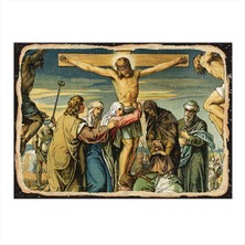 Bedeko Isa Peygamber Model Ahşap Tablo 50 cm x 70 cm