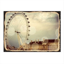 Bedeko Dönme Dolap Tasarım Mdf Tablo 50 cm x 70 cm