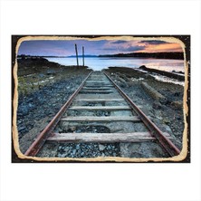 Bedeko Tren Yolu Modern Mdf Tablo 50 cm x 70 cm