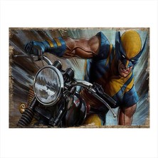 Bedeko Wolverine Desenli Mdf Tablo 50 cm x 70 cm