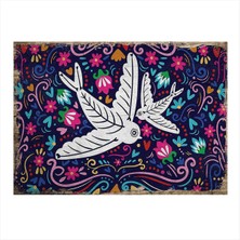 Bedeko Beyaz Kuşlar Model Mdf Tablo 50 cm x 70 cm
