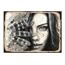 Bedeko Çiçek ve Kadın Hediyelik Mdf Tablo 50 cm x 70 cm