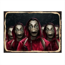 Bedeko La Casa De Papel Mdf Tablo 50 cm x 70 cm