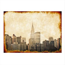 Bedeko Şehir Manzarası Hediyelik Mdf Tablo 50 cm x 70 cm