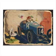 Bedeko Mario Kart Mdf Poster 50 cm x 70 cm