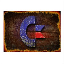 Bedeko Commodore 64 Desenli Ahşap Tablo 50 cm x 70 cm