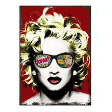 Bedeko Ahşap Tablo 50 cm x 70 cm Marilyn Monroe Pop Art