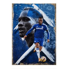 Bedeko Didier Drogba Tasarım Mdf Tablo 50 cm x 70 cm