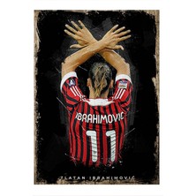 Bedeko Ibrahimoviç Dekoratif Ahşap Tablo 50 cm x 70 cm