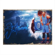 Bedeko Ahşap Tablo Russell Westbrook